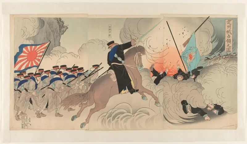 De verovering van de Chongju nederzetting Wall Art by Unknown - High-Resolution Digital Print