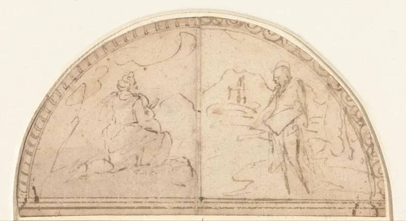 De verzoeking van Christus Wall Art by Unknown - High-Resolution Digital Print