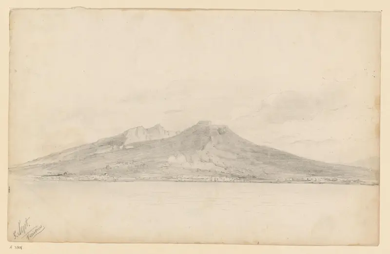 De Vesuvius Wall Art by Willem Anthonie van Deventer - High-Resolution Digital Print