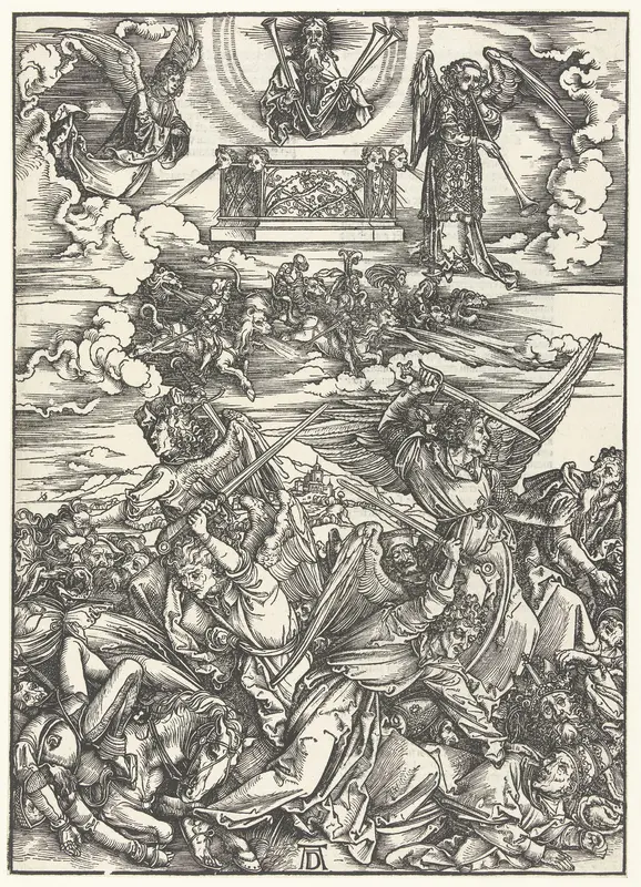 De vier wrekende engelen Wall Art by Unknown - High-Resolution Digital Print