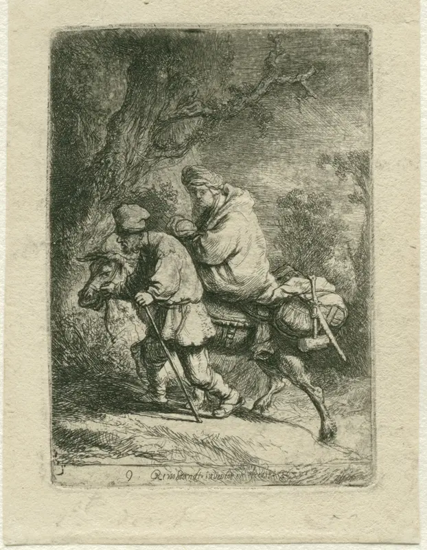 De vlucht naar Egypte Wall Art by Unknown - High-Resolution Digital Print