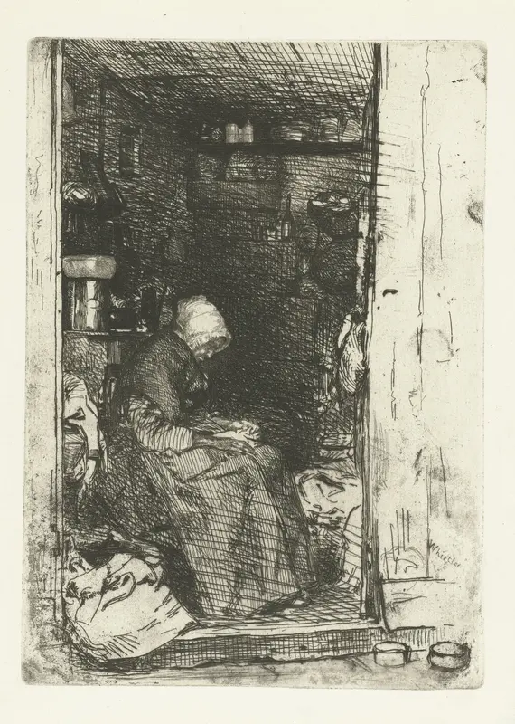 De voddenvrouw Wall Art by Unknown - High-Resolution Digital Print