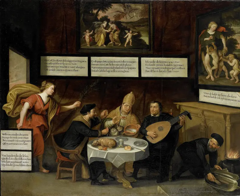 De Vrede maant de kerken tot verdraagzaamheid Wall Art by anonymous - High-Resolution Digital Print
