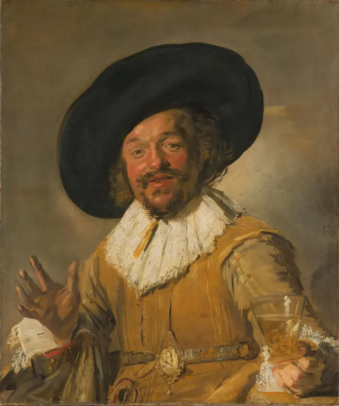 De vrolijke drinker Wall Art by Unknown - High-Resolution Digital Print