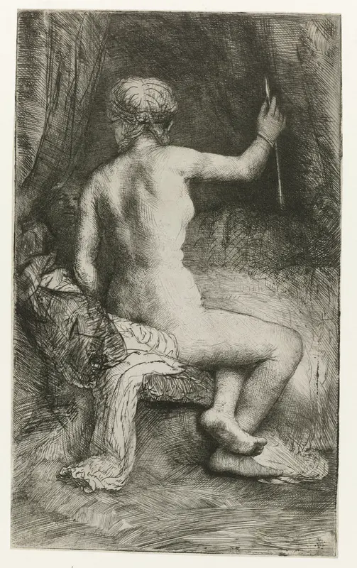 De vrouw met de pijl Wall Art by Unknown - High-Resolution Digital Print