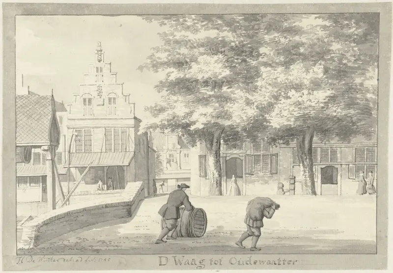 De Waag te Oudewater Wall Art by Unknown - High-Resolution Digital Print