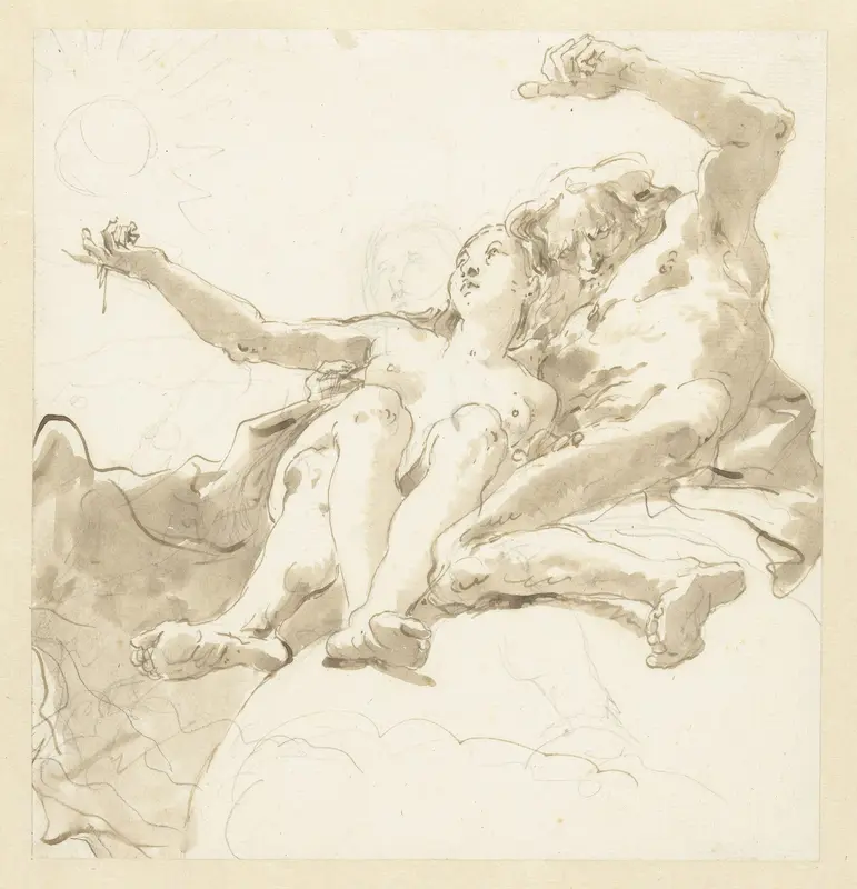 De Waarheid en de Tijd Wall Art by Giovanni Battista Tiepolo - High-Resolution Digital Print