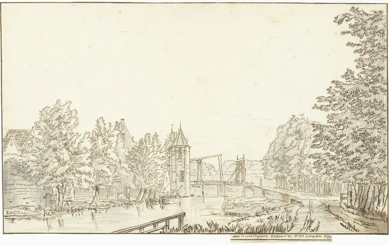 De Weerdpoort buiten Utrecht Wall Art by Jacob van Liender - High-Resolution Digital Print