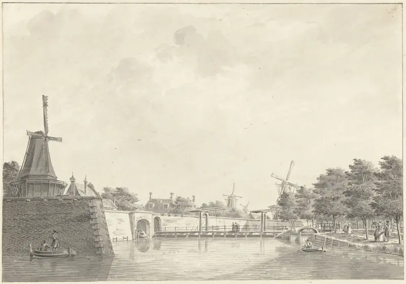 De Weteringspoort in Amsterdam Wall Art by Dirk Verrijk - High-Resolution Digital Print