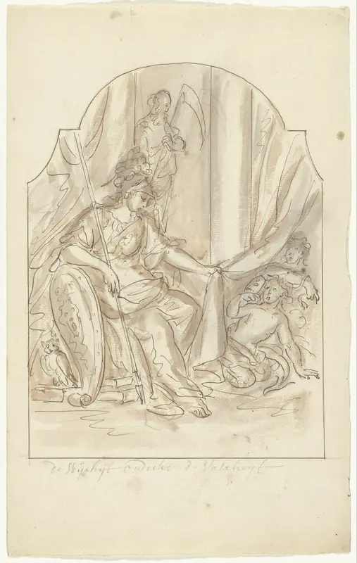 De Wijsheid onthult de Valsheid Wall Art by Elias van Nijmegen - High-Resolution Digital Print