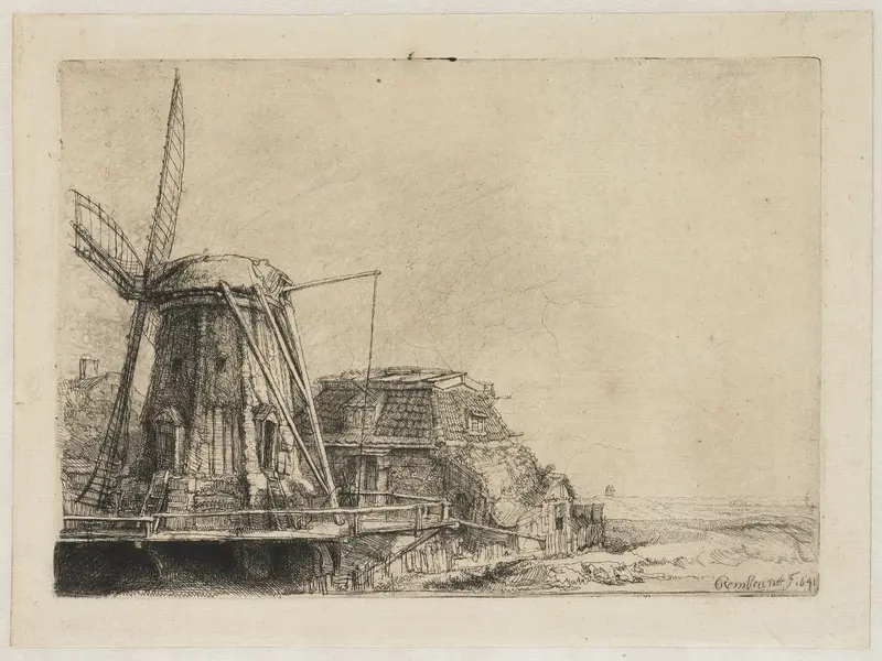 De windmolen Wall Art by Unknown - High-Resolution Digital Print