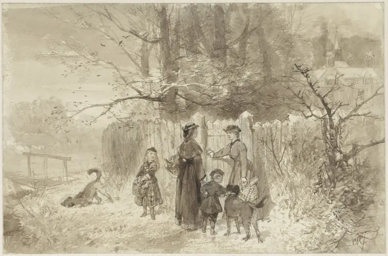 De Winter Wall Art by Charles Rochussen - High-Resolution Digital Print