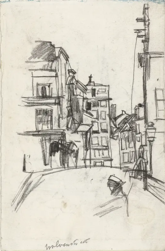 De Wolvenstraat Wall Art by George Hendrik Breitner - High-Resolution Digital Print