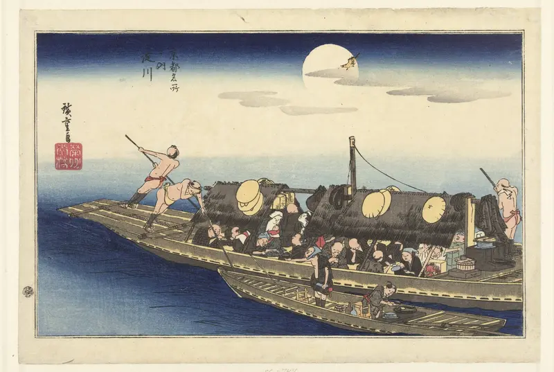 De Yodo rivier Wall Art by Unknown - High-Resolution Digital Print