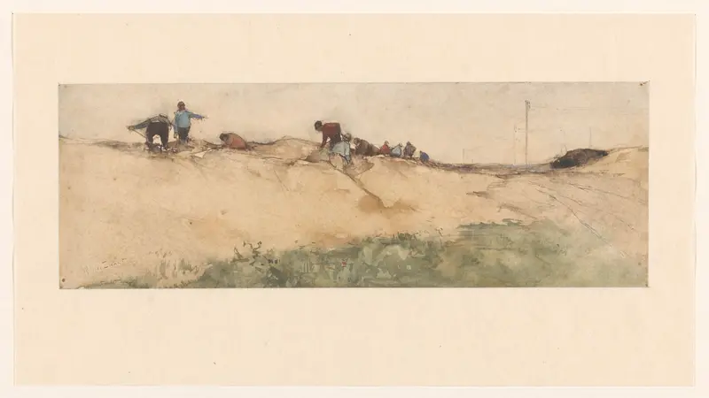 De zanderij Wall Art by Unknown - High-Resolution Digital Print
