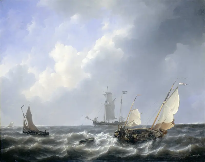De Zeeuwse wateren bij Schouwen