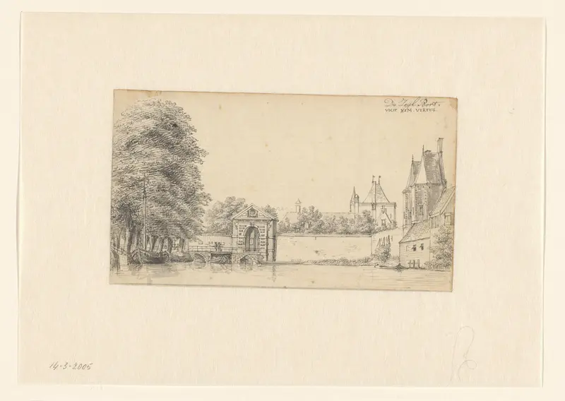 De Zijlpoort te Haarlem Wall Art by Unknown - High-Resolution Digital Print