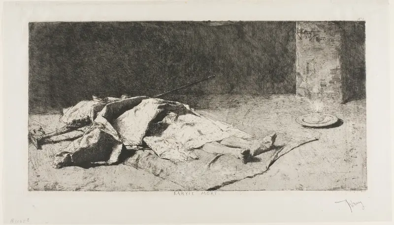 Dead Kabyle Wall Art by Mariano Fortuny y Marsal - High-Resolution Digital Print