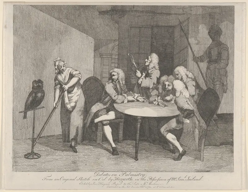 Debates on Palmistry Wall Art by Joseph Haynes - High-Resolution Digital Print
