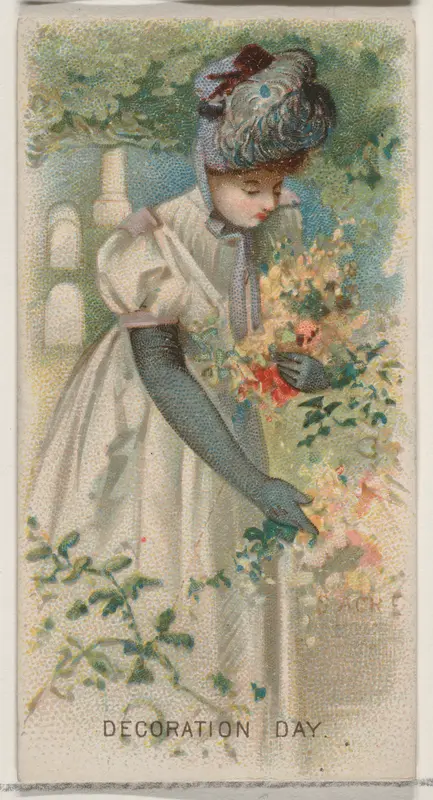 Decoration Day, United States, from the Holidays series (N80) for Duke brand cigarettes Wall Art by W. Duke, Sons & Co. - High-Resolution Digital Print