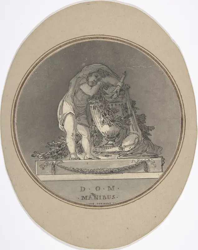 Decoration for a Monument Wall Art by Anonymous, French, 18th century - High-Resolution Digital Print