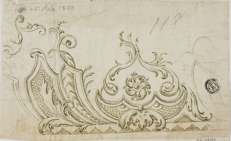 Decorative Design Wall Art by Lodovico Carracci - High-Resolution Digital Print