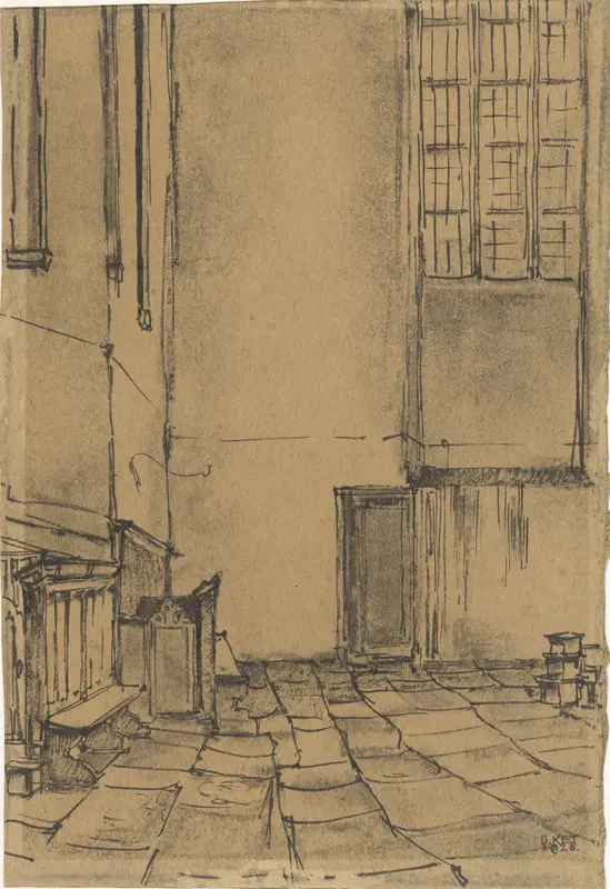 Deel van het interieur van de kerk in Hoorn Wall Art by Unknown - High-Resolution Digital Print