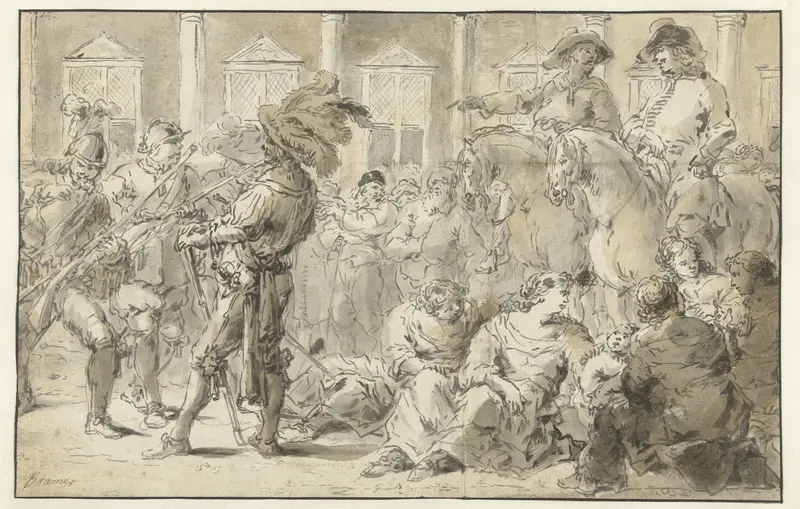 Delftse schutterij Wall Art by Leonaert Bramer - High-Resolution Digital Print