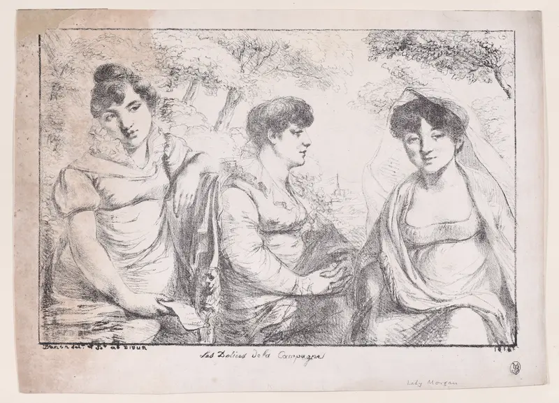 Delices de la Campagne Wall Art by Baron Dominique Vivant Denon - High-Resolution Digital Print