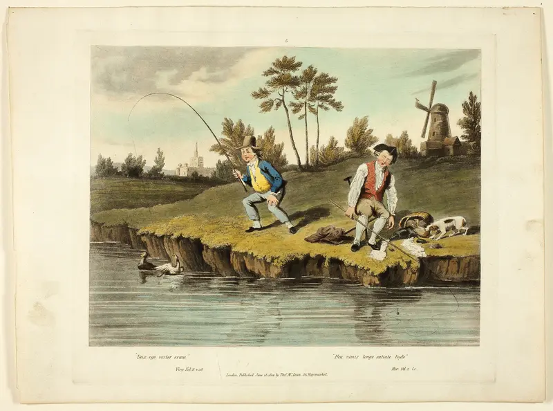 Delights of Fishing Wall Art by Charles Turner - High-Resolution Digital Print