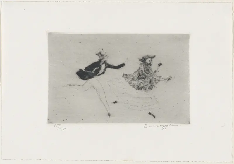 Demaskiert (Unmasks) Wall Art by Ernst Oppler - High-Resolution Digital Print