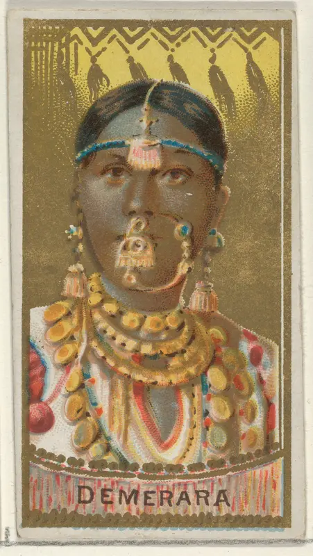 Demerara, from the Types of All Nations series (N24) for Allen & Ginter Cigarettes Wall Art by Allen & Ginter - High-Resolution Digital Print