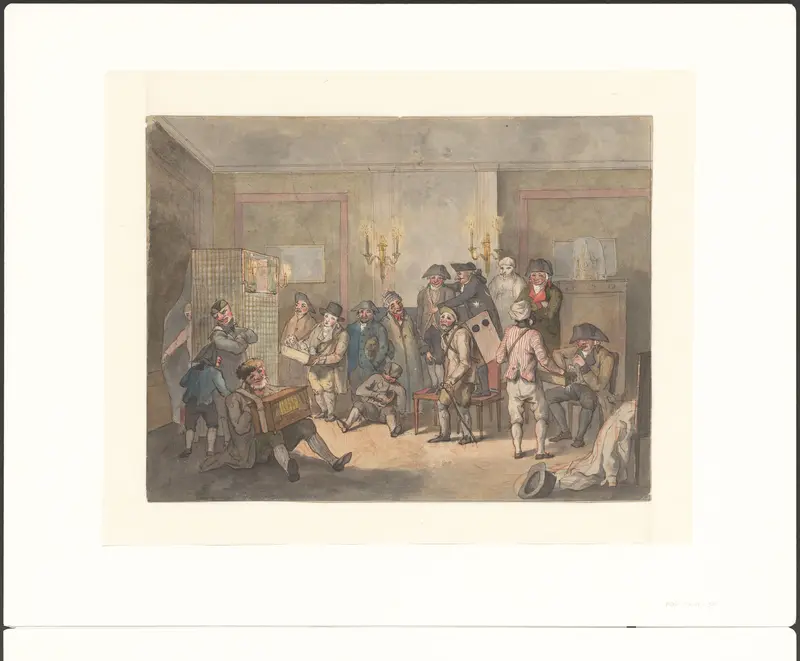 Democriets kermisfeest, 1801 Wall Art by Jacob Willemz. de Vos - High-Resolution Digital Print