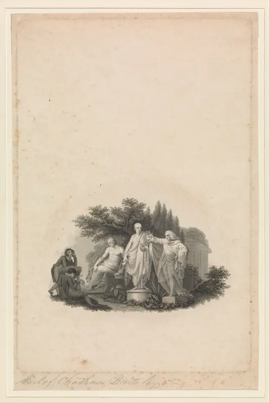 Demosthenes, Cicero and William Pitt, Earl of Chatham Wall Art by Francesco Bartolozzi - High-Resolution Digital Print