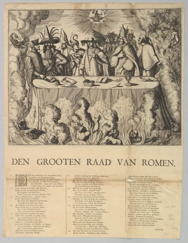 Den Grooten Raad van Romen Wall Art by Romeyn de Hooghe - High-Resolution Digital Print
