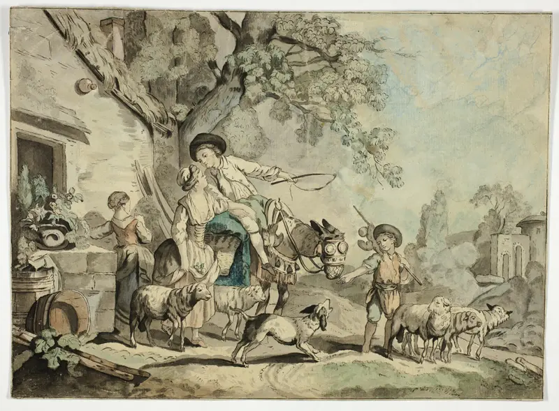 Departure for Market Wall Art by Unknown artist - High-Resolution Digital Print
