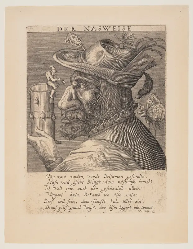 Der Nasweise Wall Art by Heinrich Ulrich - High-Resolution Digital Print