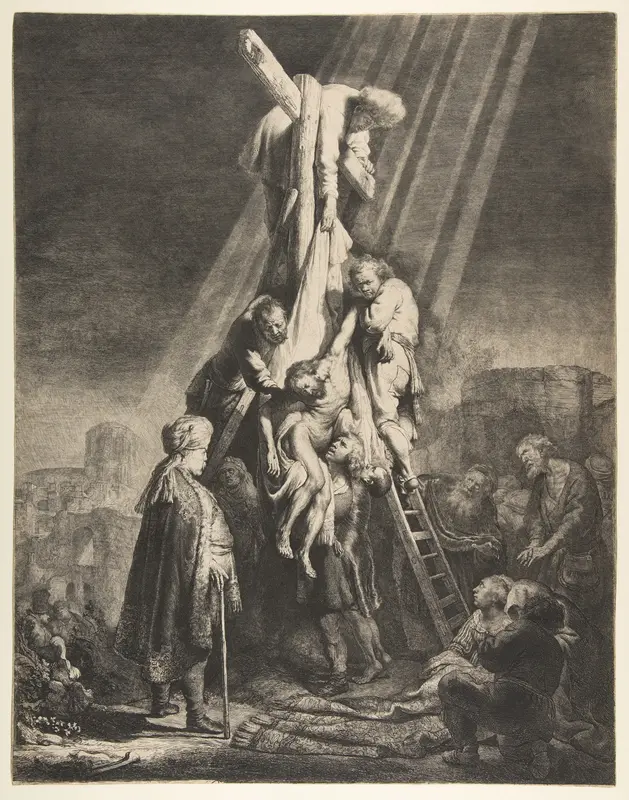 Descent from the Cross Wall Art by Rembrandt (Rembrandt van Rijn) - High-Resolution Digital Print