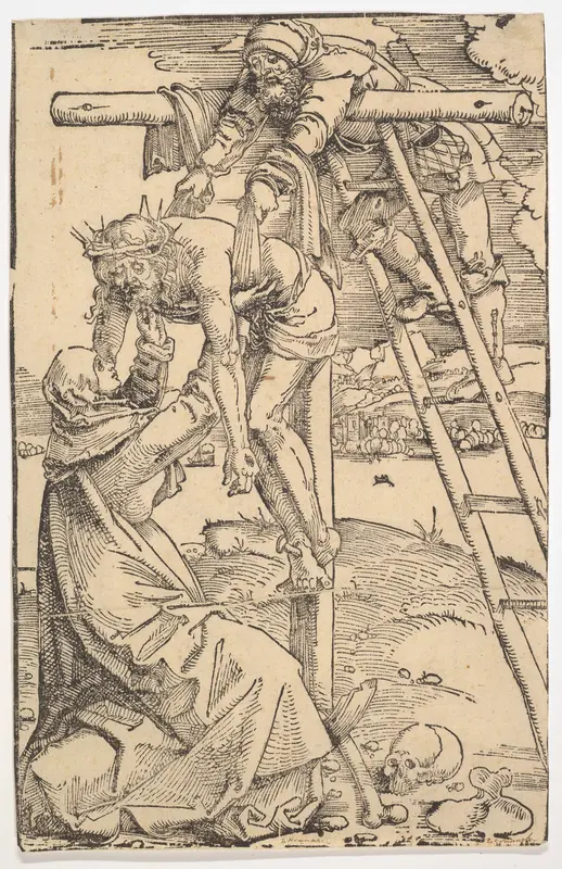 Descent from the Cross Wall Art by Hans Baldung (called Hans Baldung Grien) - High-Resolution Digital Print