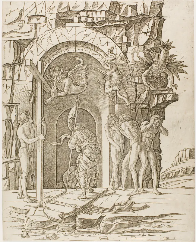 Descent into Limbo Wall Art by Andrea Mantegna - High-Resolution Digital Print