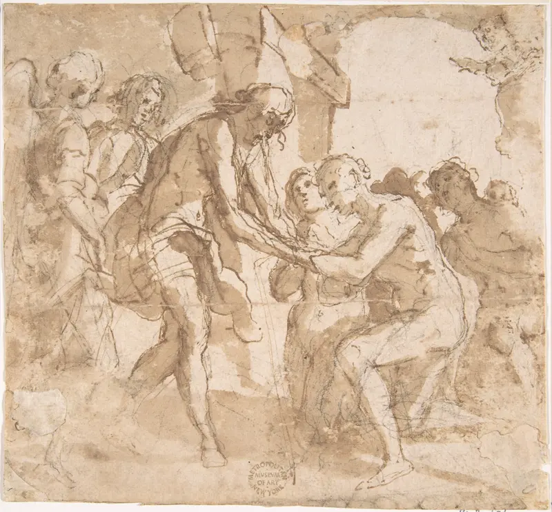 Descent of Christ into Limbo Wall Art by Anonymous, Italian, 16th century - High-Resolution Digital Print