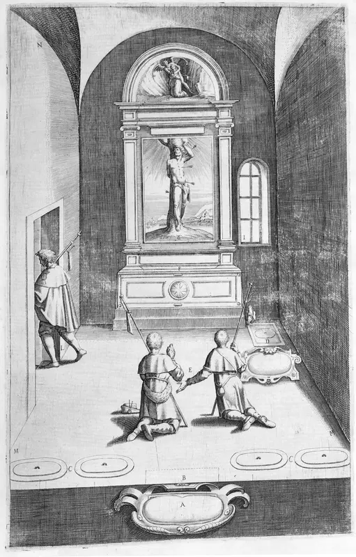 Descrizione del Sacro Monte della Vernia (Description of the Sacred Mount Alverno) Wall Art by Domenico Falcini - High-Resolution Digital Print