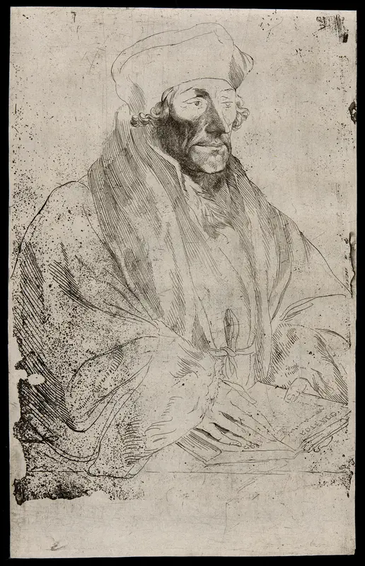 Desiderius Erasmus Wall Art by Anthony van Dyck - High-Resolution Digital Print