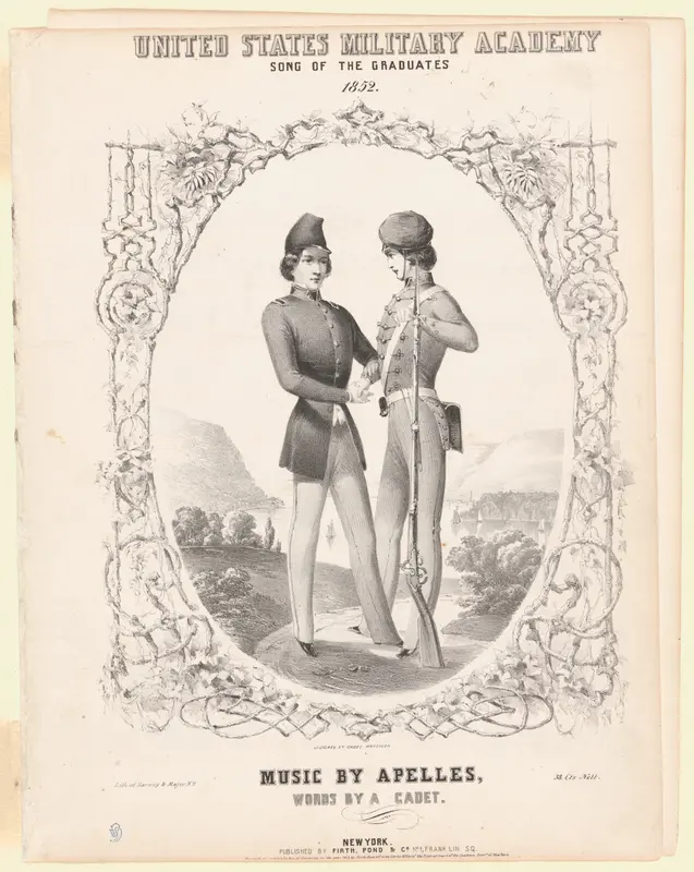 Design cover for West Point Song of the Graduates