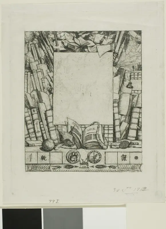 Design for a Frame for the Portrait of Armand Guéraud