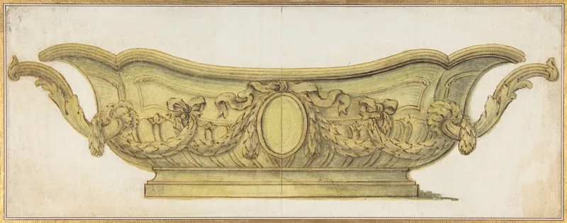Design for a Silver-Gilt Vessel Wall Art by Anonymous, French, 18th century - High-Resolution Digital Print