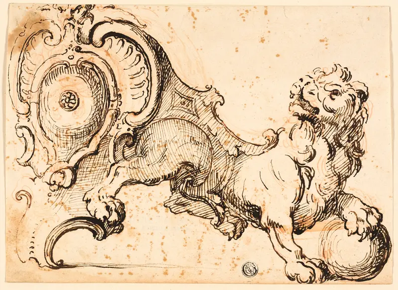 Design for an Andiron Wall Art by Unknown - High-Resolution Digital Print