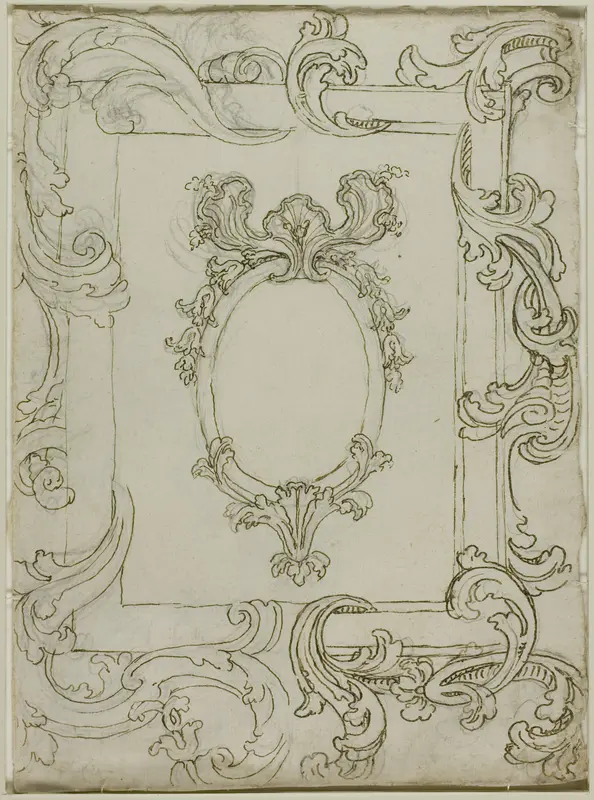 Design for Mirror or Picture Frame Wall Art by Unknown - High-Resolution Digital Print