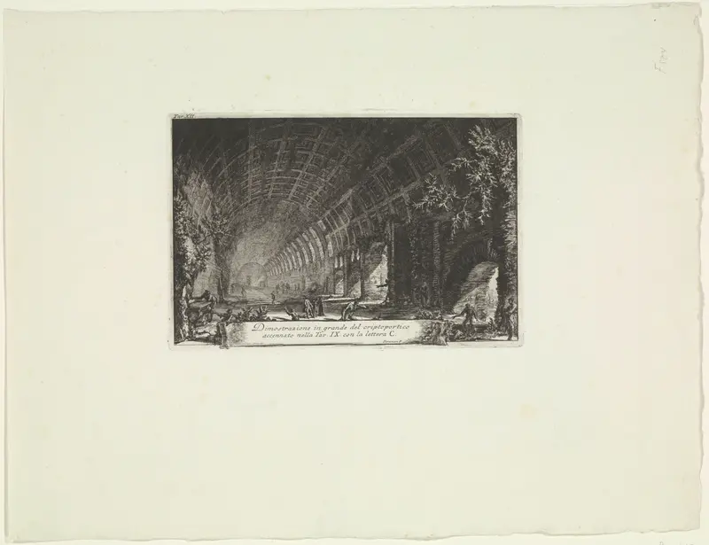 Detail van de cryptoporticus in de Villa van Clodio Wall Art by Unknown - High-Resolution Digital Print
