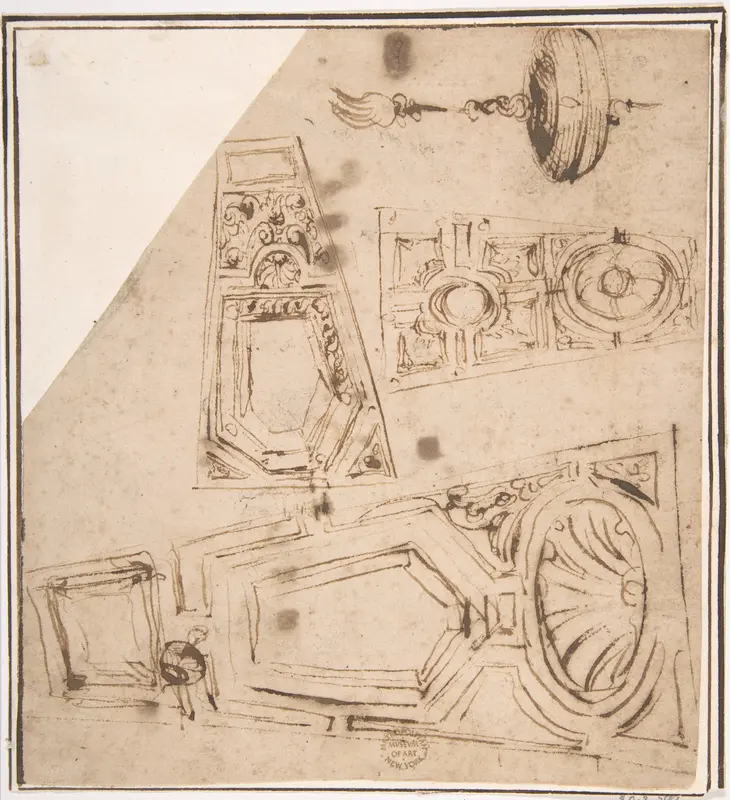 Details of Groining Wall Art by Anonymous, Italian, 16th century - High-Resolution Digital Print